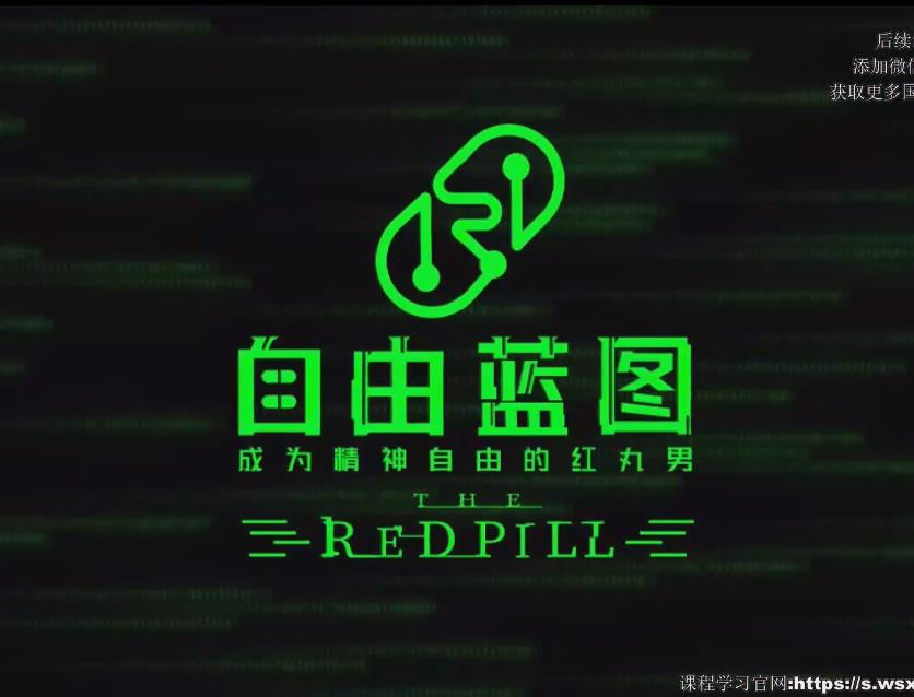 2022柯李思Chris最新课程《红丸4.0-自由蓝图》