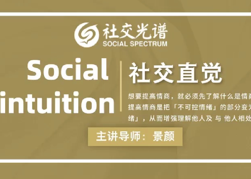 社交直觉《情商的最终方程式》