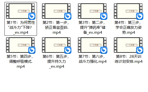男性“战斗力”提升必修课  28天系统训练,快速见效!